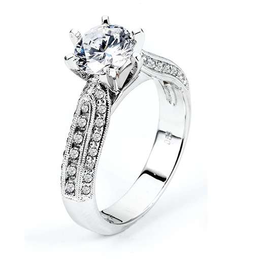 White Gold Wedding Ring - Nemaro Jewelers