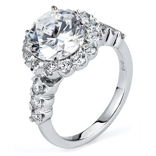 White Gold Wedding Ring Mount