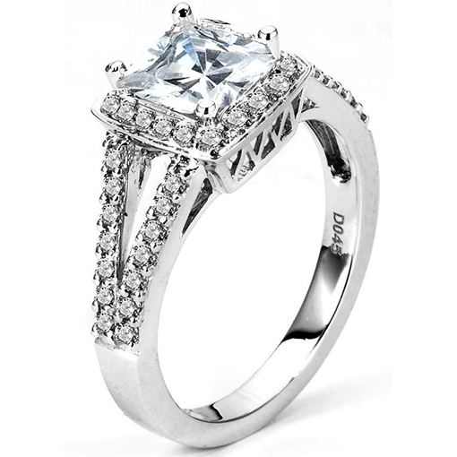 White Gold Wedding Ring Mount