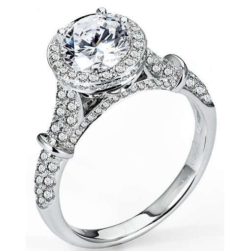 White Gold Wedding Ring Mount