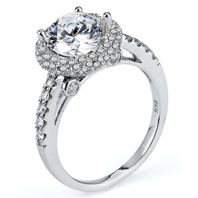 White Gold Wedding Ring Mount