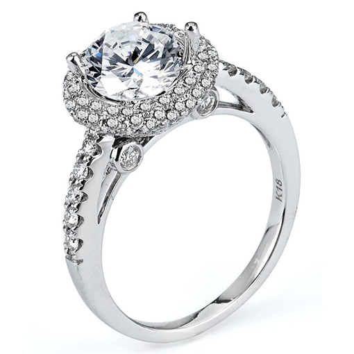 White Gold Wedding Ring Mount