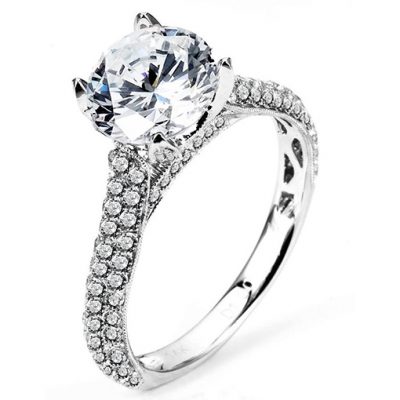 White Gold Wedding Ring Mount