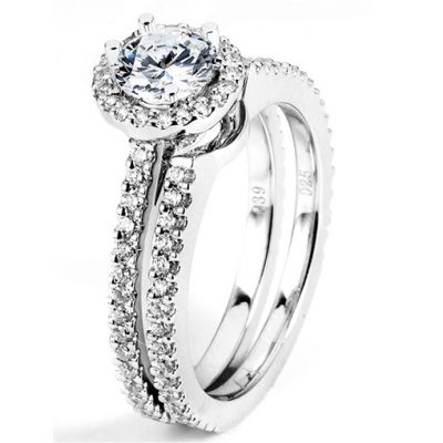 White Gold Wedding Ring Mount