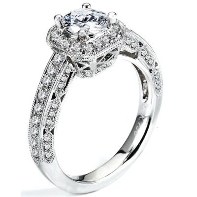 White Gold Wedding Ring Mount