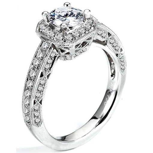 White Gold Wedding Ring Mount