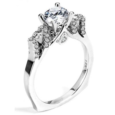 White Gold Wedding Ring Mount