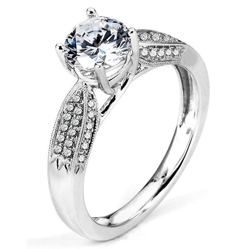 White Gold Wedding Ring Mount