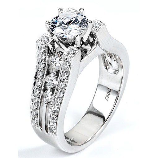 Diamond Wedding Ring Mount