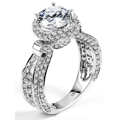 White Gold Wedding Ring Mount