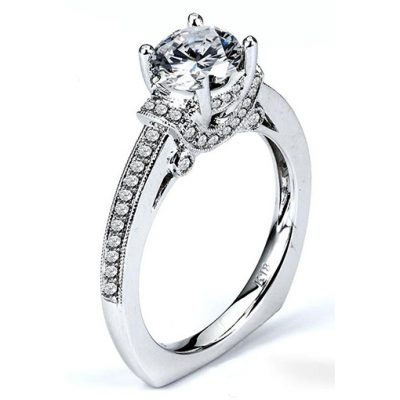 White Gold Wedding Ring Mount