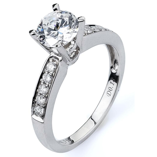 White Gold Wedding Ring Mount
