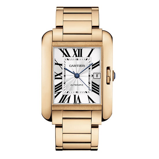 cartier rose gold tank anglaise